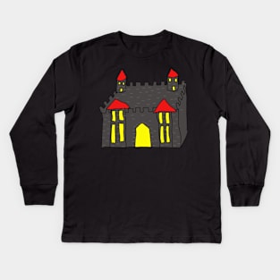 Castle design 2024 Kids Long Sleeve T-Shirt